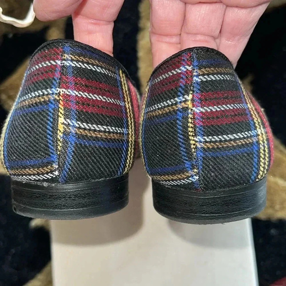 Rock & Republic Women’s TarTan Red Black Plaid Slip-Ons Shoes Slippers F… - Picture 5 of 14